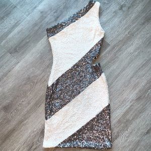 Bebe Sequin Dress